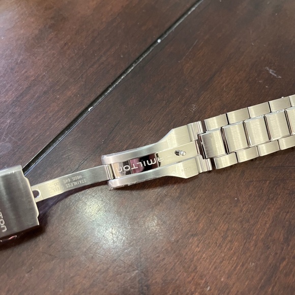 NEW Original Hamilton Khaki King Scuba 20mm Steel Watch Band H605.645.100 - Picture 5 of 8